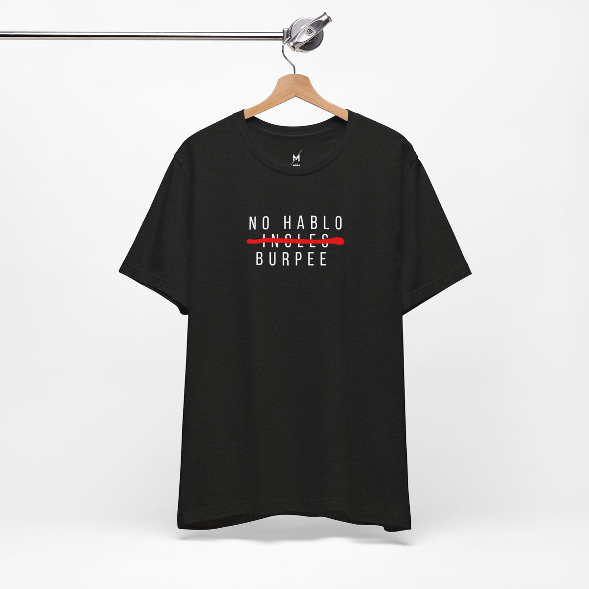 Camiseta de Entrenamiento para Hombre - "No Hablo Burpee" | Ropa Deportiva Hispana y Latina