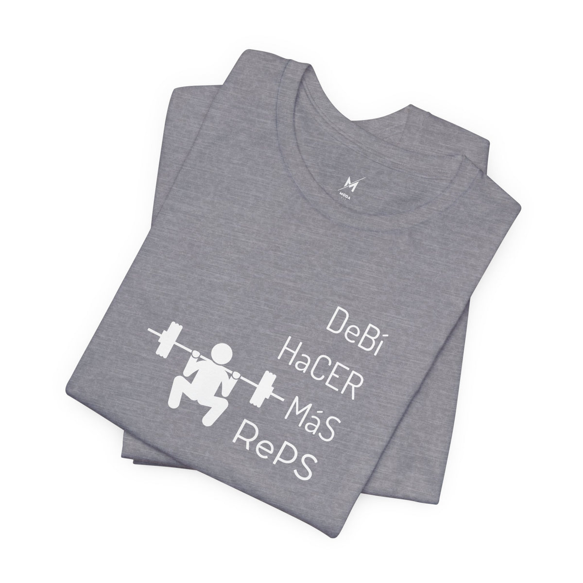Unisex Workout T-Shirt - "DeBi HaCER MaS RePS" | Bold Hispanic & Latino Gym Apparel