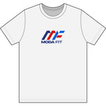 Foundation Performance Logo Active Tee White