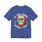 Men's Workout T-Shirt - "Al Mal Tiempo Buena Cara" | Stylish & Motivational Activewear