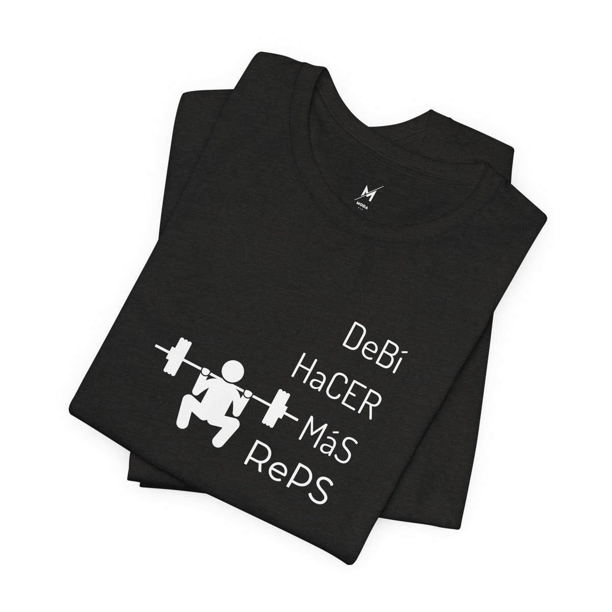 Unisex Workout T-Shirt - "DeBi HaCER MaS RePS" | Bold Hispanic & Latino Gym Apparel