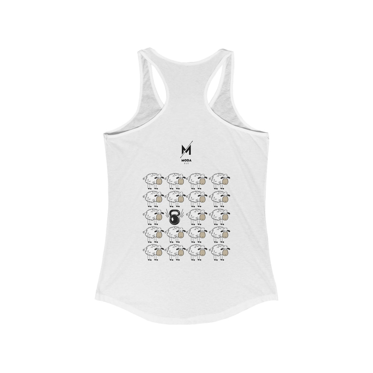 Women's Workout Tank Top - "Oveja Fit" | Fun Hispanic & Latina Gym Apparel