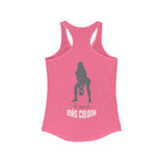Women's Workout Tank Top - "Más Culona" (Pink) | Fun Hispanic & Latina Gym Apparel