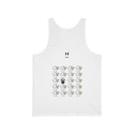 Men's Workout Tank Top - "Oveja Fit" (White) | Bold Hispanic & Latino Gym Apparel