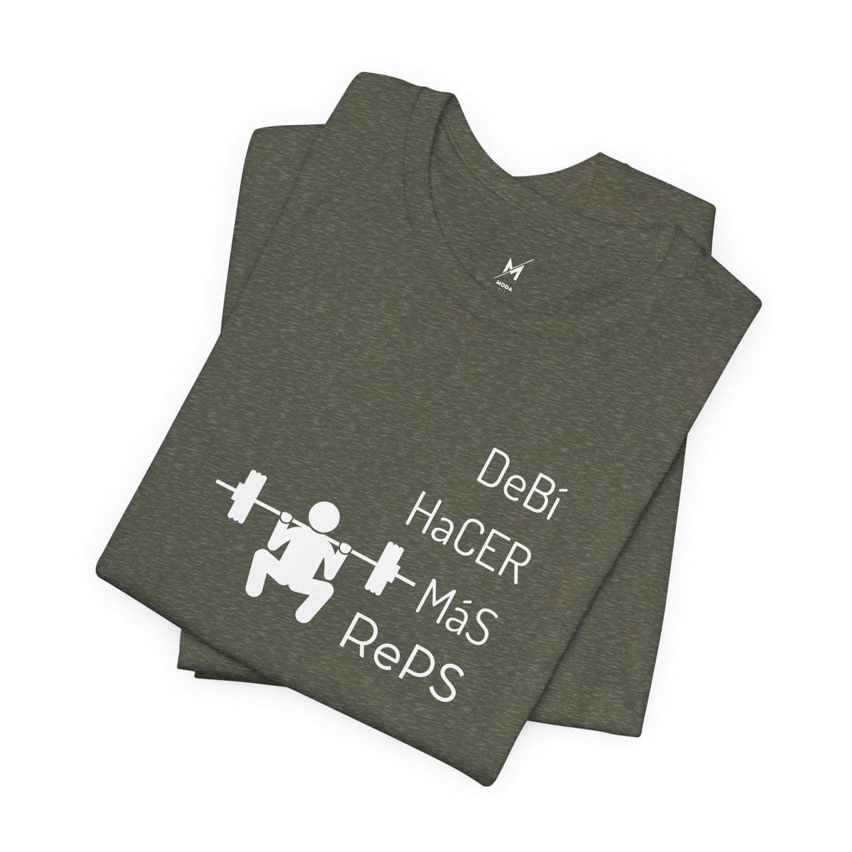 Unisex Workout T-Shirt - "DeBi HaCER MaS RePS" | Bold Hispanic & Latino Gym Apparel