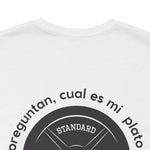 Men's Workout T-Shirt - "Plato Favorito" | Bold Hispanic & Latino Gym Apparel