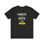 Unisex Workout T-Shirt - "Puñeta Esto Está Pesao" | Bold Puerto Rican Gym Apparel