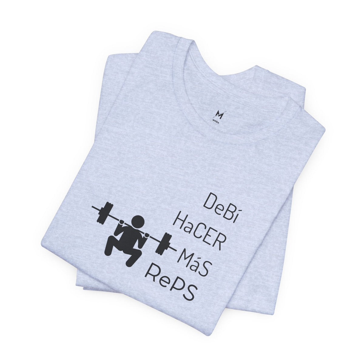 Unisex Workout T-Shirt - "DeBi HaCER MaS RePS" | Bold Hispanic & Latino Gym Apparel