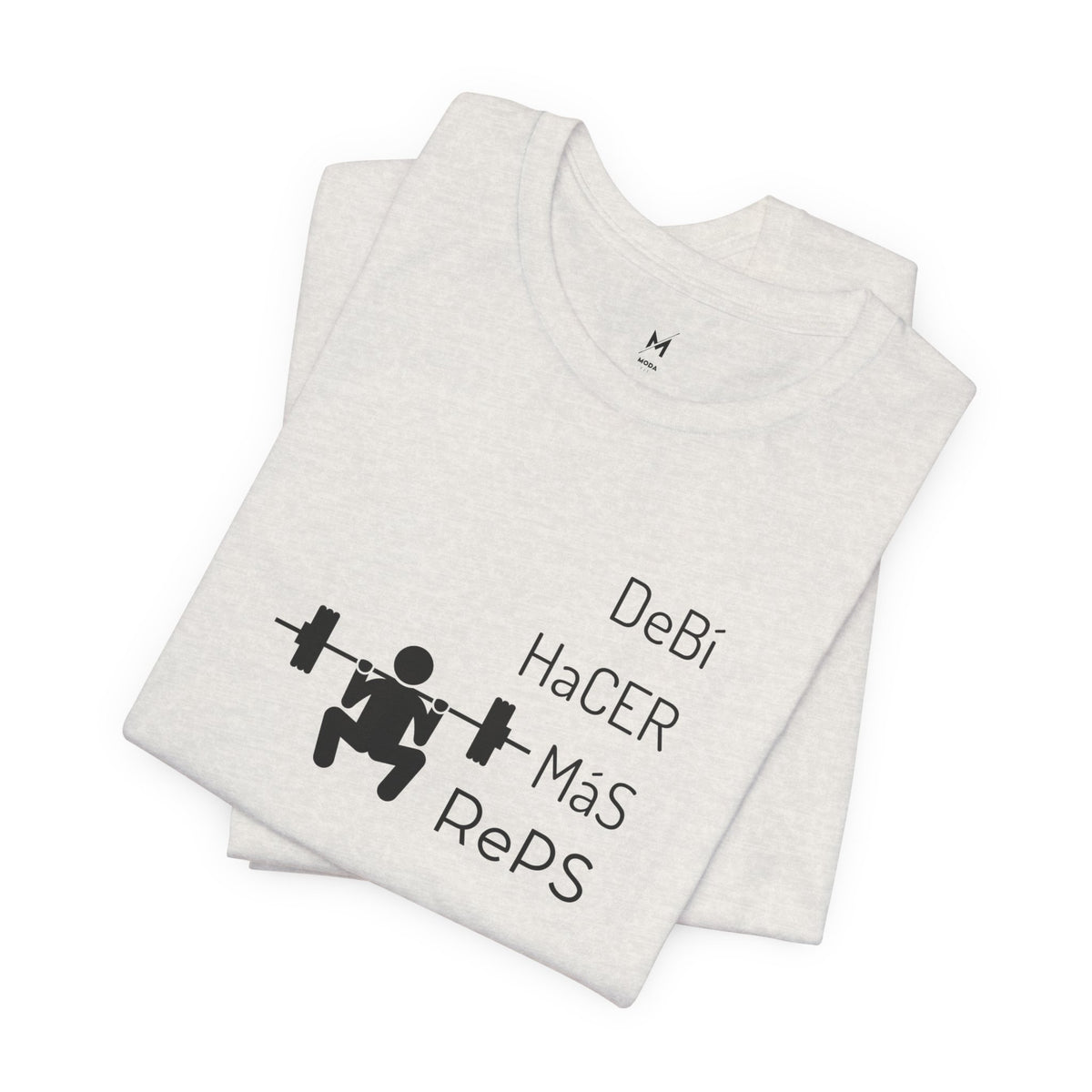 Unisex Workout T-Shirt - "DeBi HaCER MaS RePS" | Bold Hispanic & Latino Gym Apparel