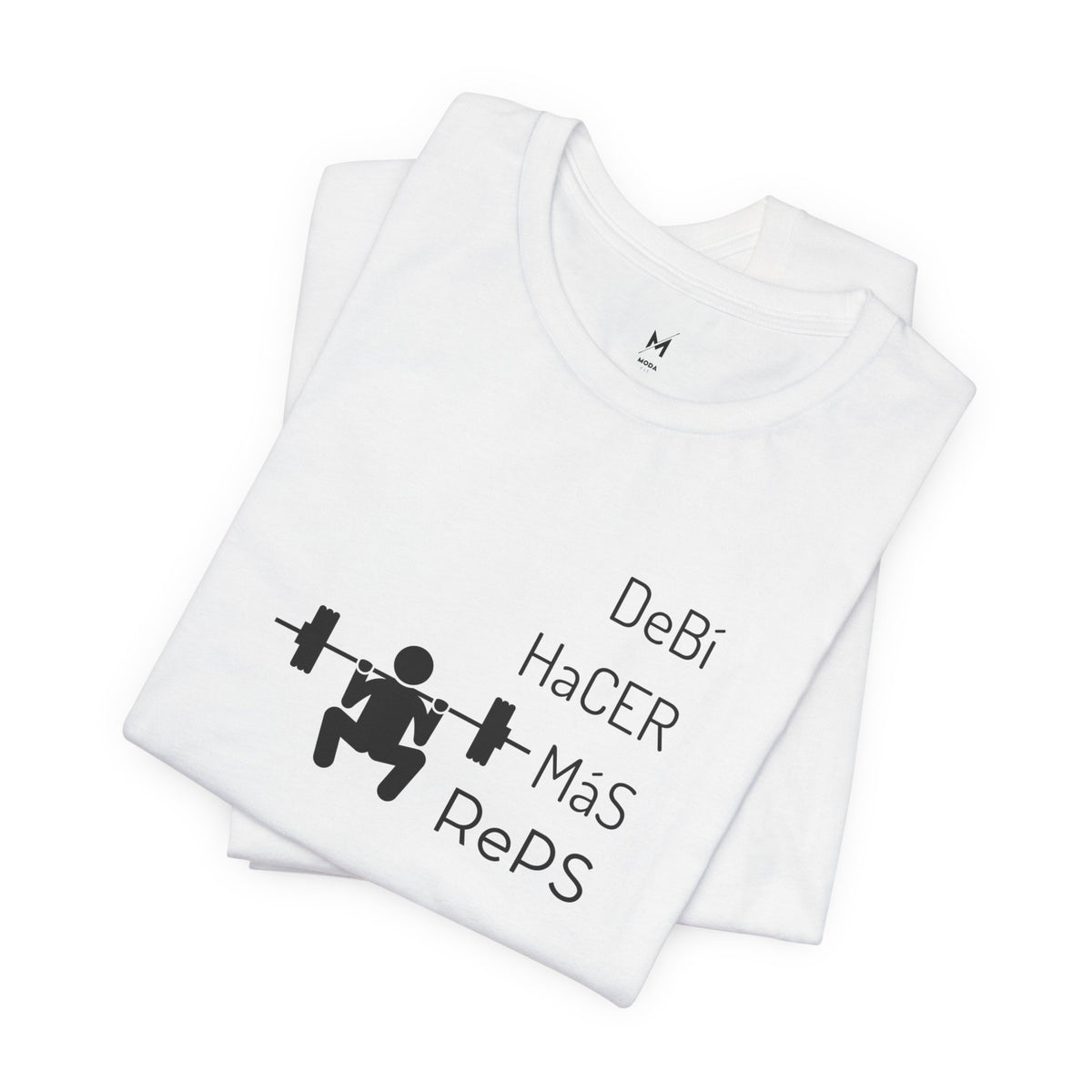 Unisex Workout T-Shirt - "DeBi HaCER MaS RePS" | Bold Hispanic & Latino Gym Apparel