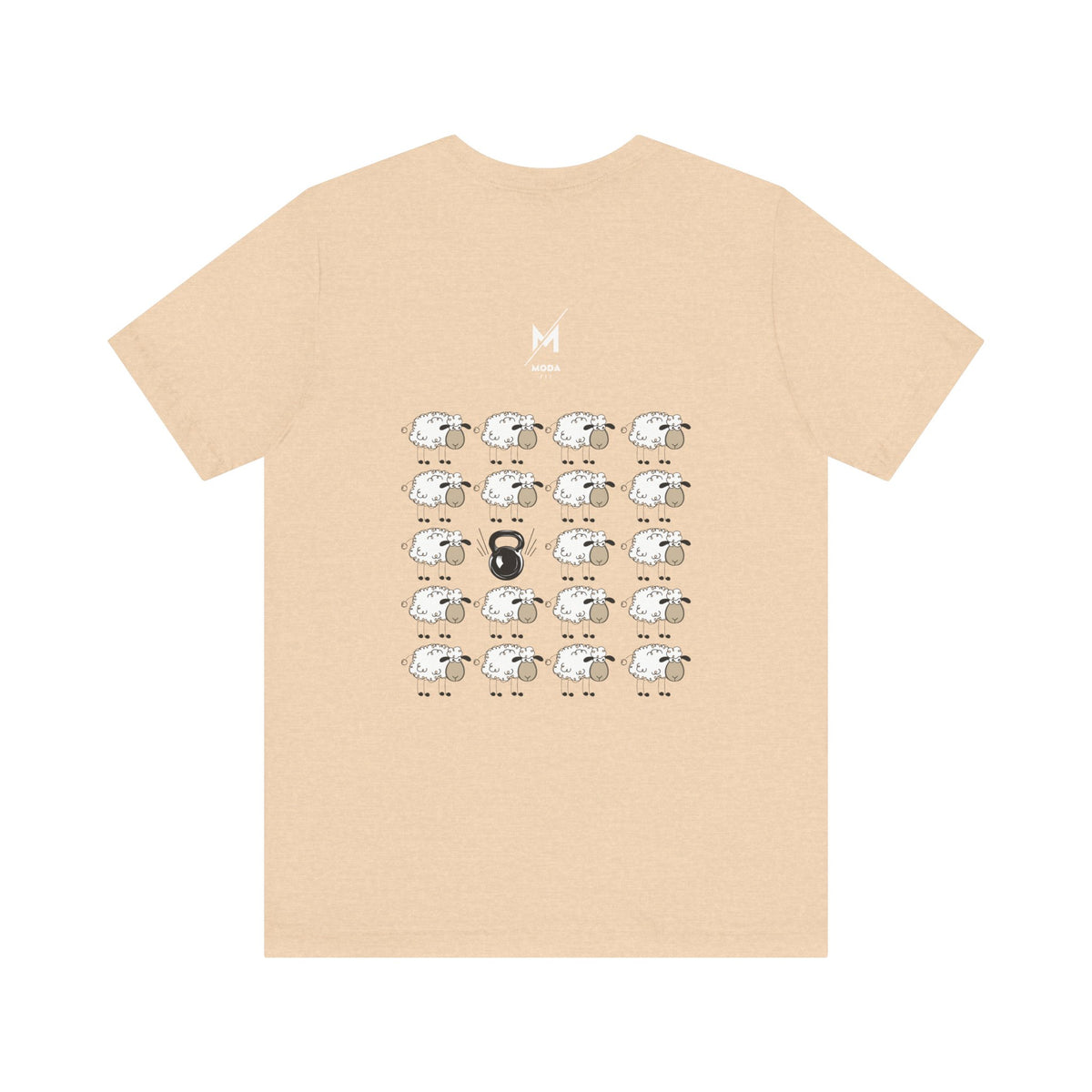 Women's Workout T-Shirt - "Oveja Fit de la Familia" | Stylish & Fun Activewear