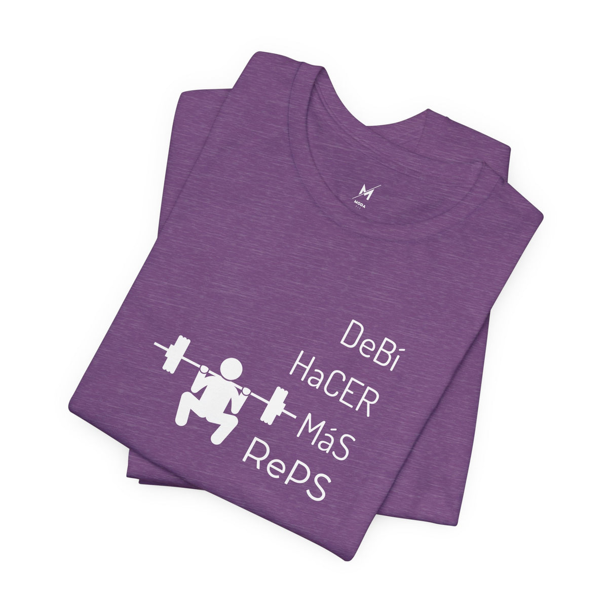 Unisex Workout T-Shirt - "DeBi HaCER MaS RePS" | Bold Hispanic & Latino Gym Apparel