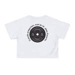 Women's Workout Crop Top - "Plato Favorito" | Fun Hispanic & Latina Gym Apparel