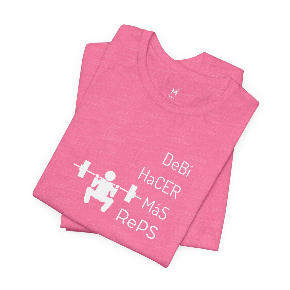 Unisex Workout T-Shirt - "DeBi HaCER MaS RePS" | Bold Hispanic & Latino Gym Apparel