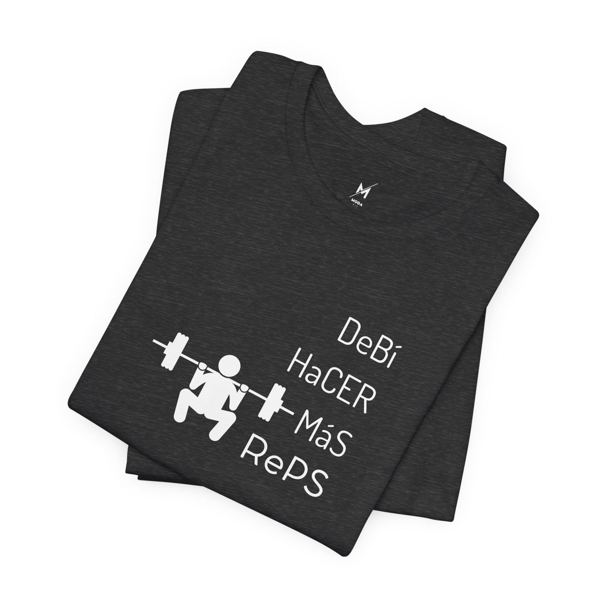 Unisex Workout T-Shirt - "DeBi HaCER MaS RePS" | Bold Hispanic & Latino Gym Apparel