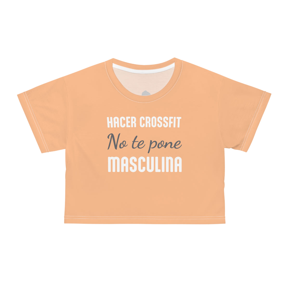 Crop Top de Entrenamiento para Mujer - "Más Culona" | Ropa Deportiva Hispana y Latina
