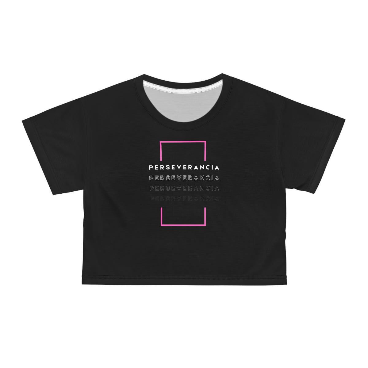 Crop Top de Entrenamiento para Mujer - "Perseverancia" | Ropa Deportiva Hispana y Latina