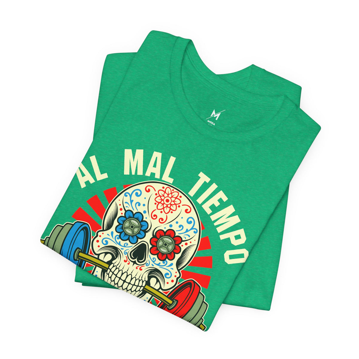 Camiseta de Entrenamiento para Mujer - "Al Mal Tiempo Buena Cara" | Estilo y Motivación en Ropa Deportiva