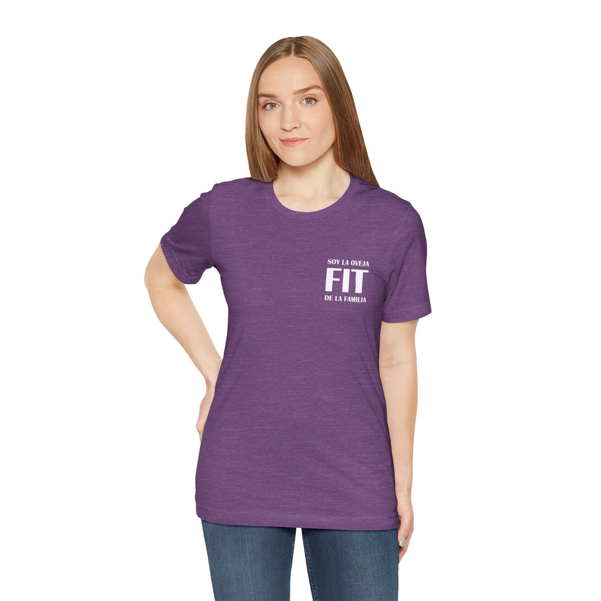 Women's Workout T-Shirt - "Oveja Fit de la Familia" | Stylish & Fun Activewear