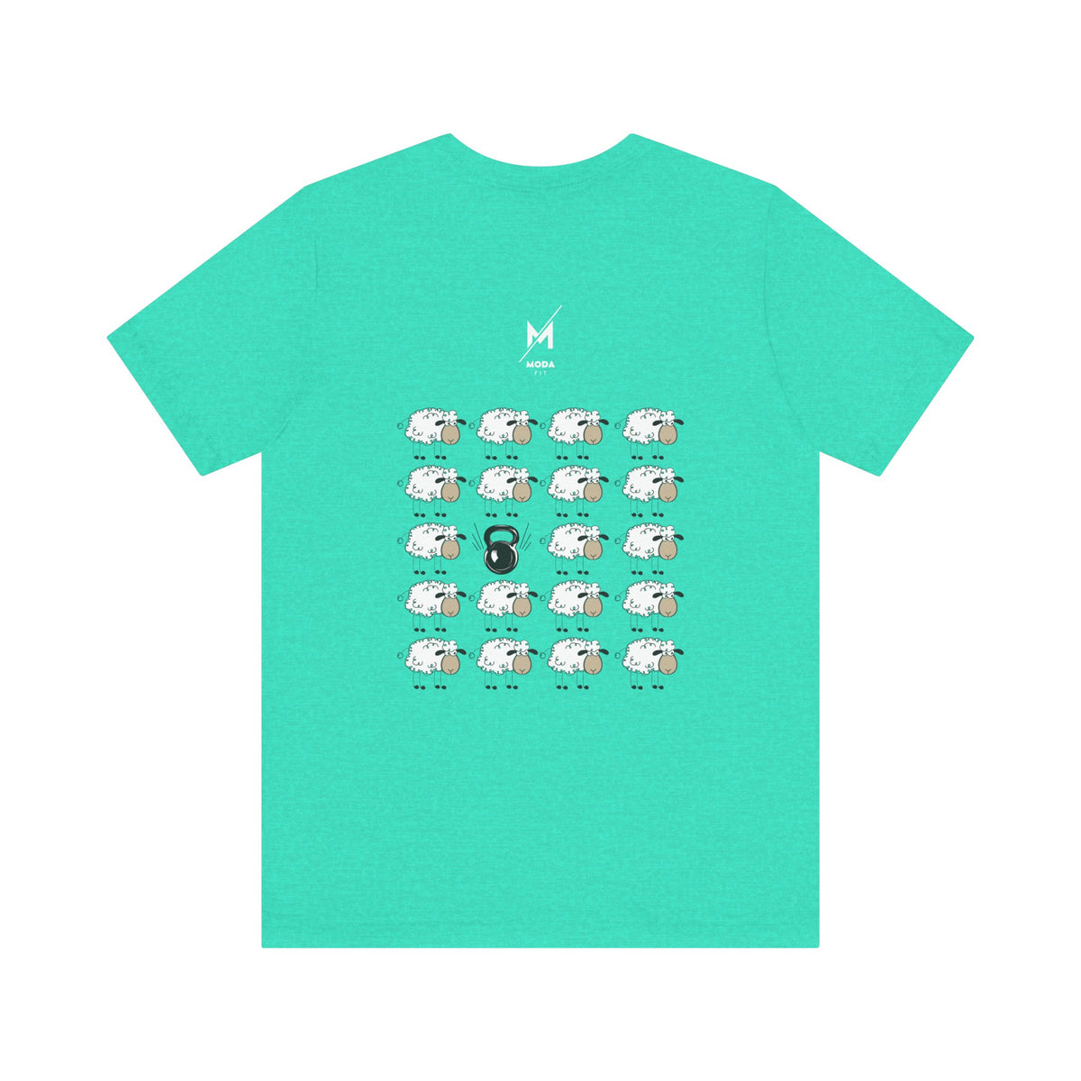 Women's Workout T-Shirt - "Oveja Fit de la Familia" | Stylish & Fun Activewear