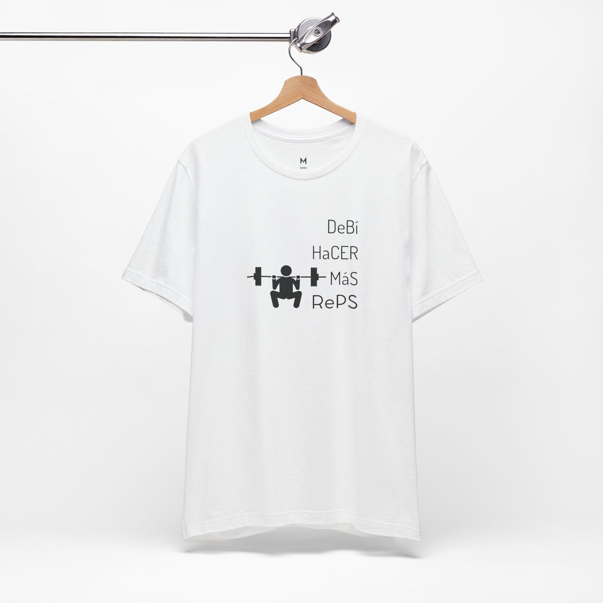 Unisex Workout T-Shirt - "DeBi HaCER MaS RePS" | Bold Hispanic & Latino Gym Apparel