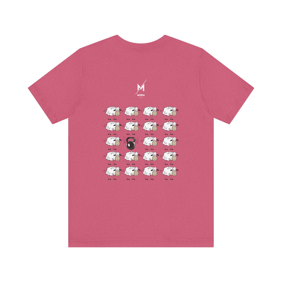 Women's Workout T-Shirt - "Oveja Fit de la Familia" | Stylish & Fun Activewear