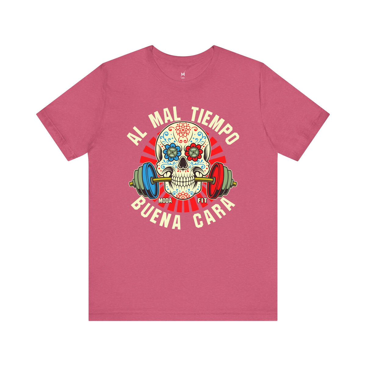 Camiseta de Entrenamiento para Mujer - "Al Mal Tiempo Buena Cara" | Estilo y Motivación en Ropa Deportiva