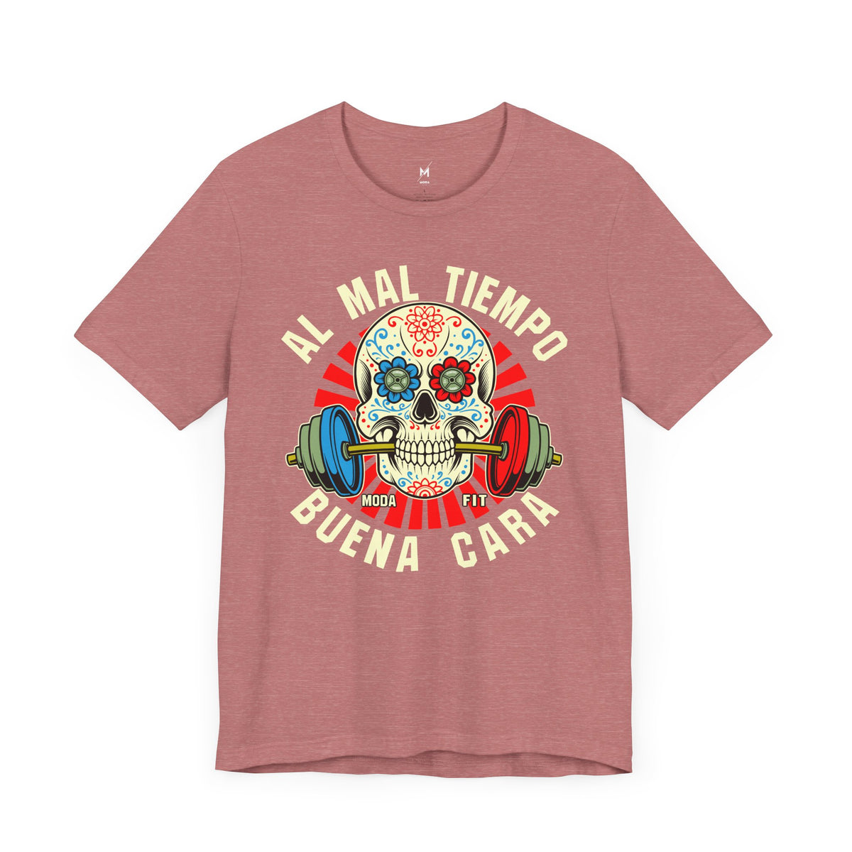 Camiseta de Entrenamiento para Mujer - "Al Mal Tiempo Buena Cara" | Estilo y Motivación en Ropa Deportiva