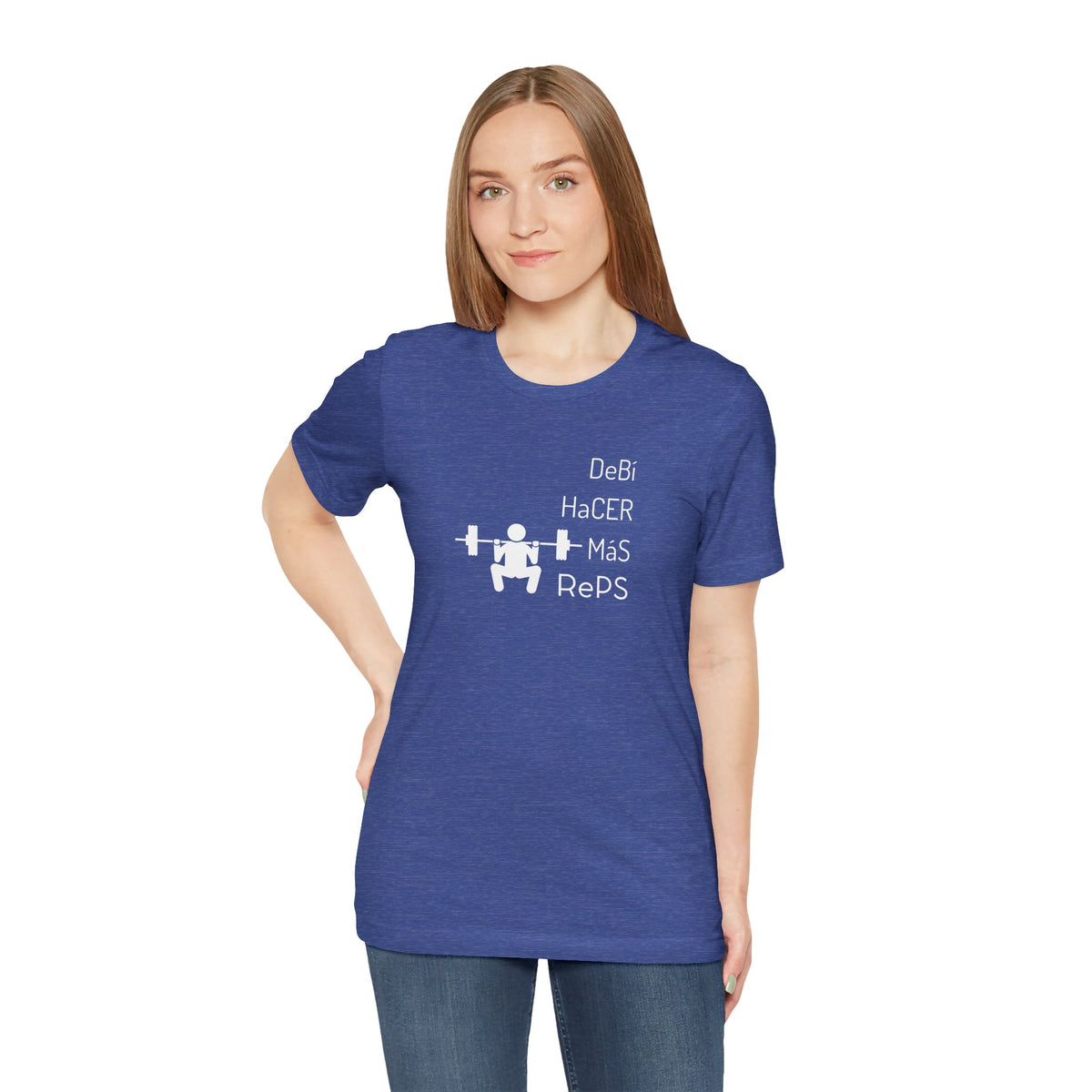 Camiseta de Entrenamiento Unisex - "DeBi HaCER MaS RePS" | Ropa Deportiva Audaz para Hispanos y Latinos