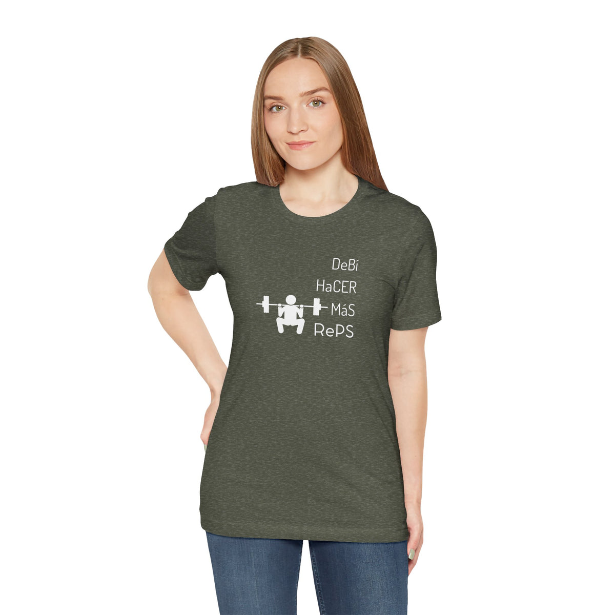 Camiseta de Entrenamiento Unisex - "DeBi HaCER MaS RePS" | Ropa Deportiva Audaz para Hispanos y Latinos
