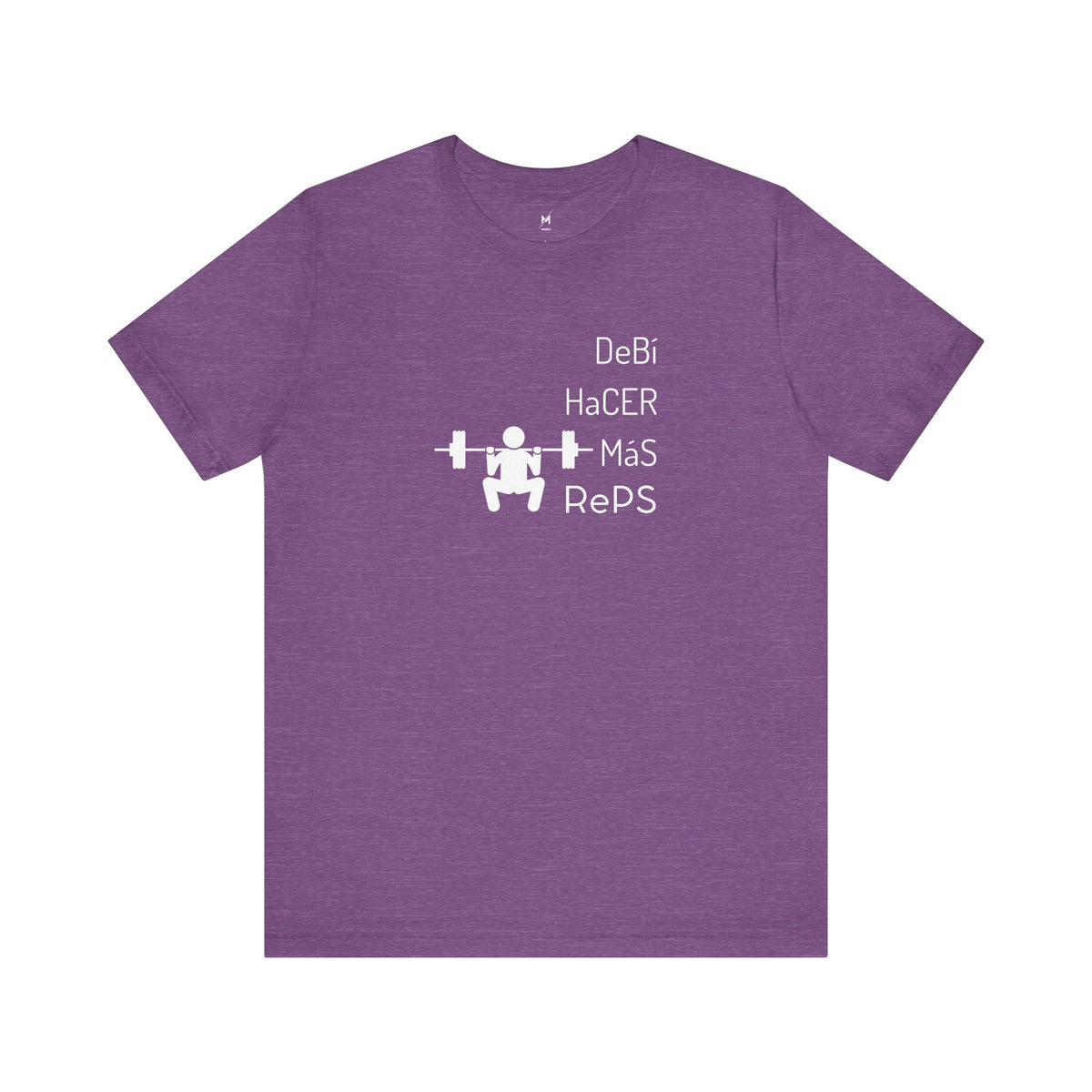 Camiseta de Entrenamiento Unisex - "DeBi HaCER MaS RePS" | Ropa Deportiva Audaz para Hispanos y Latinos