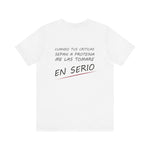 Men's Workout T-Shirt - "Críticas de Proteína" | Bold Hispanic & Latino Gym Apparel