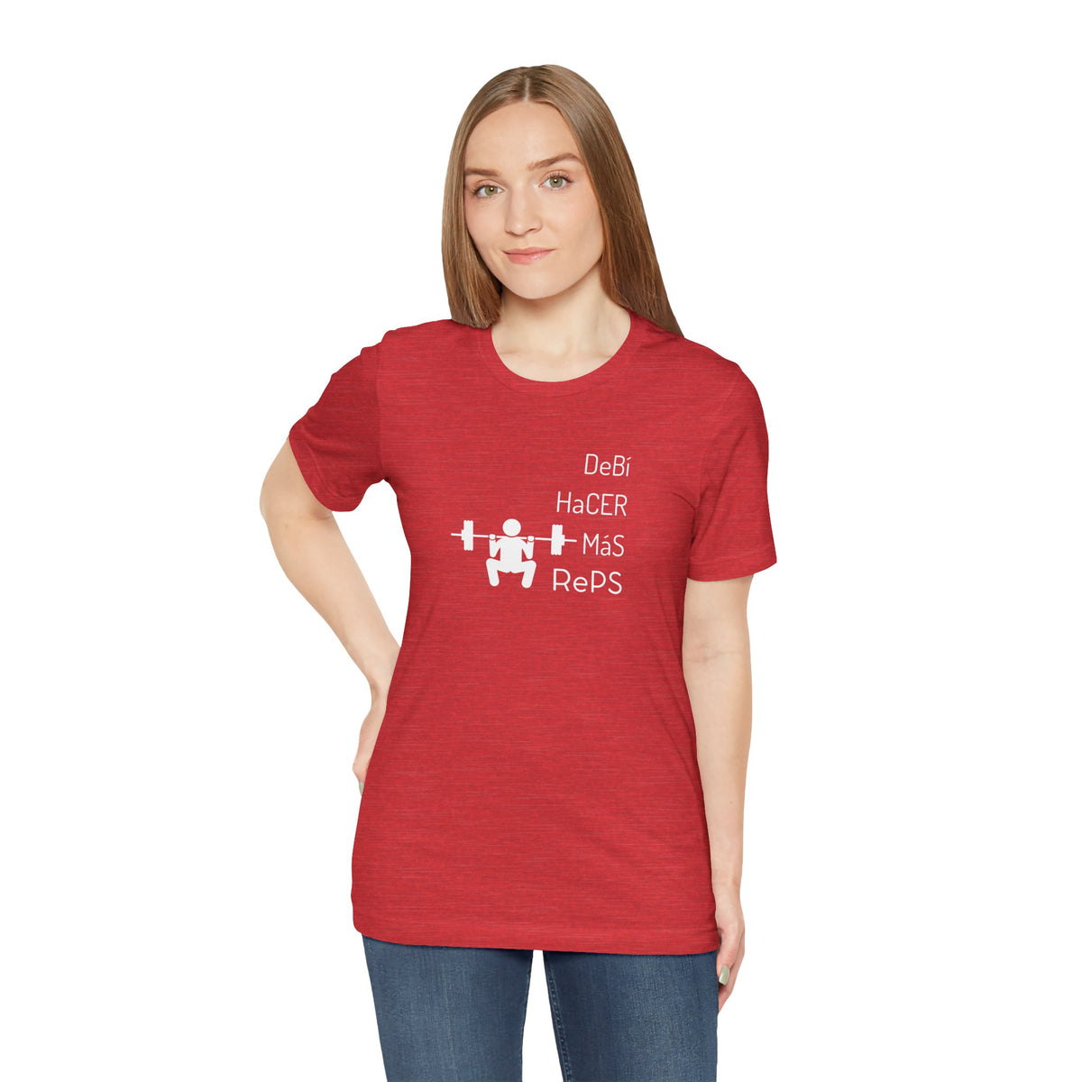 Camiseta de Entrenamiento Unisex - "DeBi HaCER MaS RePS" | Ropa Deportiva Audaz para Hispanos y Latinos