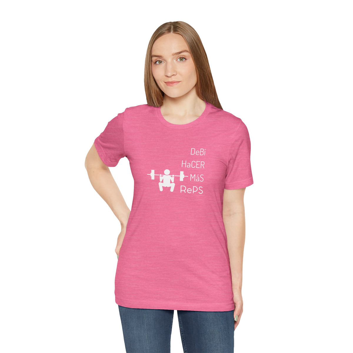 Camiseta de Entrenamiento Unisex - "DeBi HaCER MaS RePS" | Ropa Deportiva Audaz para Hispanos y Latinos