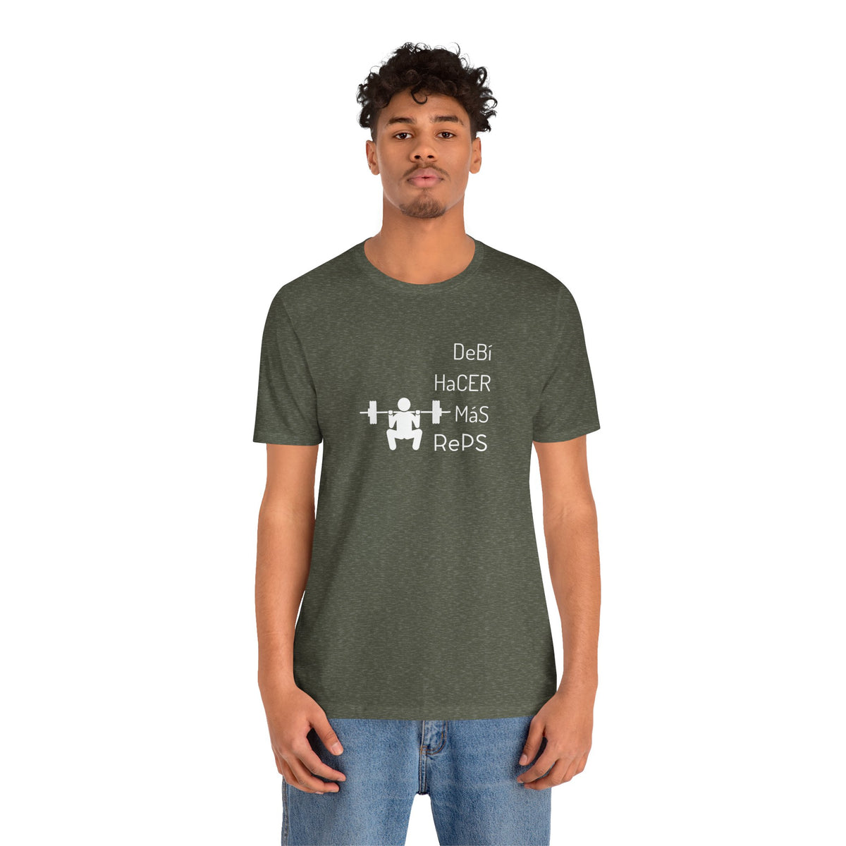 Camiseta de Entrenamiento Unisex - "DeBi HaCER MaS RePS" | Ropa Deportiva Audaz para Hispanos y Latinos