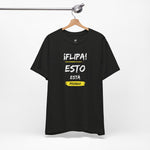 Unisex Workout T-Shirt - "Flipa Esto Está Pesado" | Bold Spanish Gym Apparel