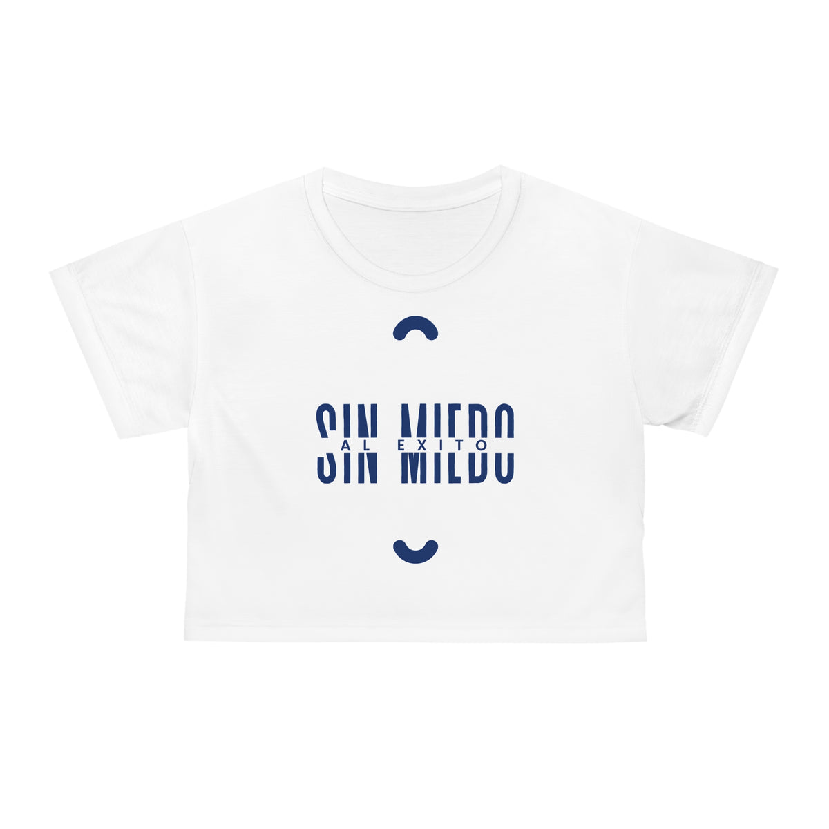 Women's Workout Crop Top - "Sin Miedo Al Éxito" | Bold Hispanic & Latina Gym Apparel
