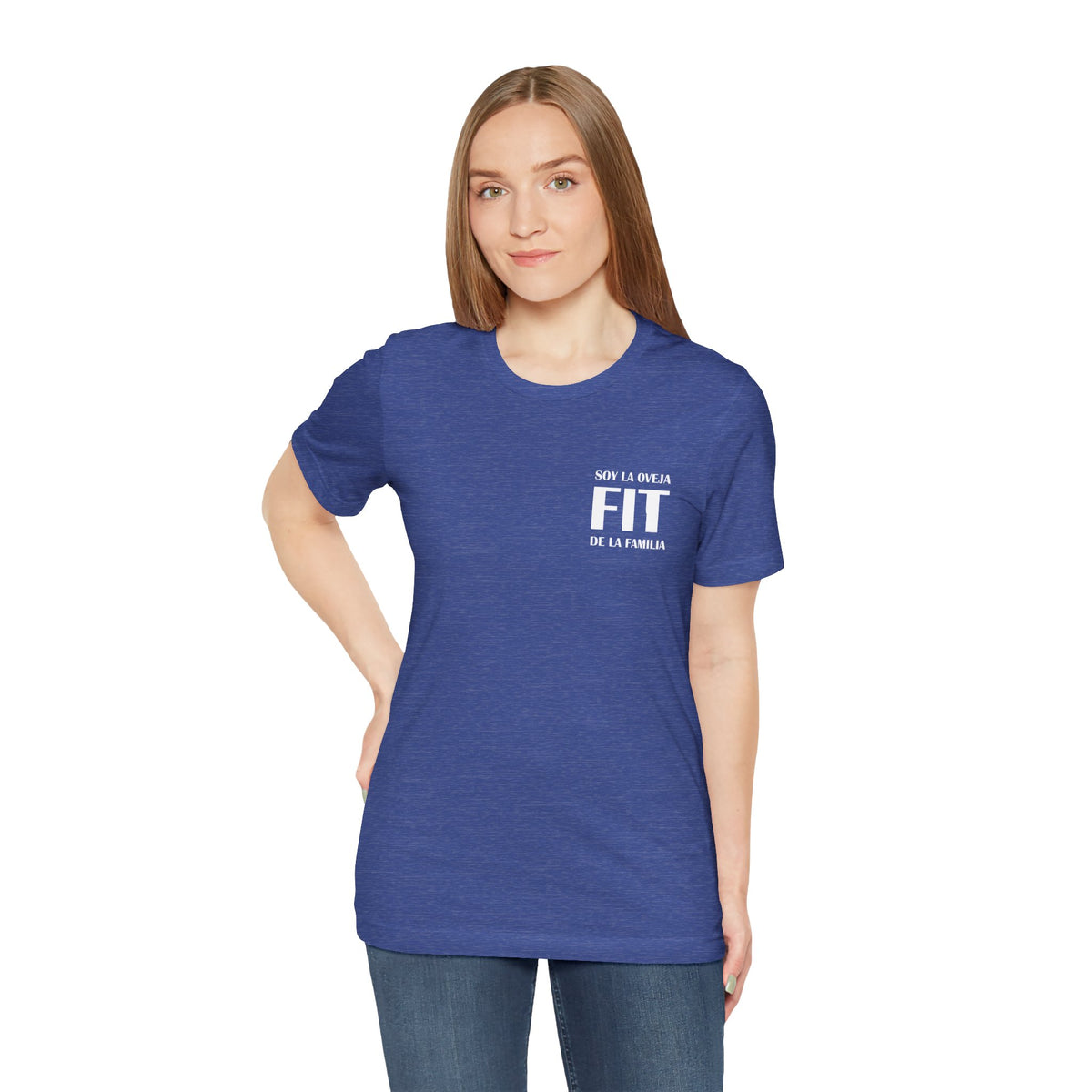 Women's Workout T-Shirt - "Oveja Fit de la Familia" | Stylish & Fun Activewear