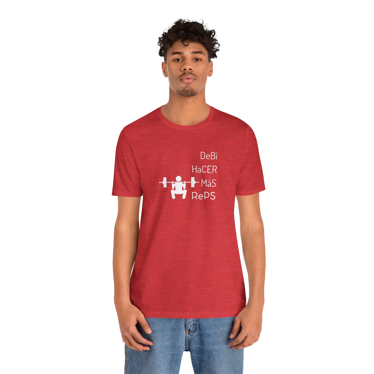 Camiseta de Entrenamiento Unisex - "DeBi HaCER MaS RePS" | Ropa Deportiva Audaz para Hispanos y Latinos