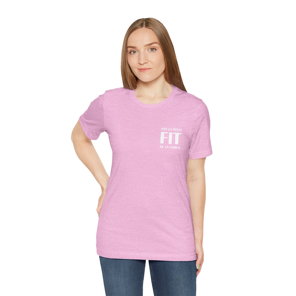 Women's Workout T-Shirt - "Oveja Fit de la Familia" | Stylish & Fun Activewear