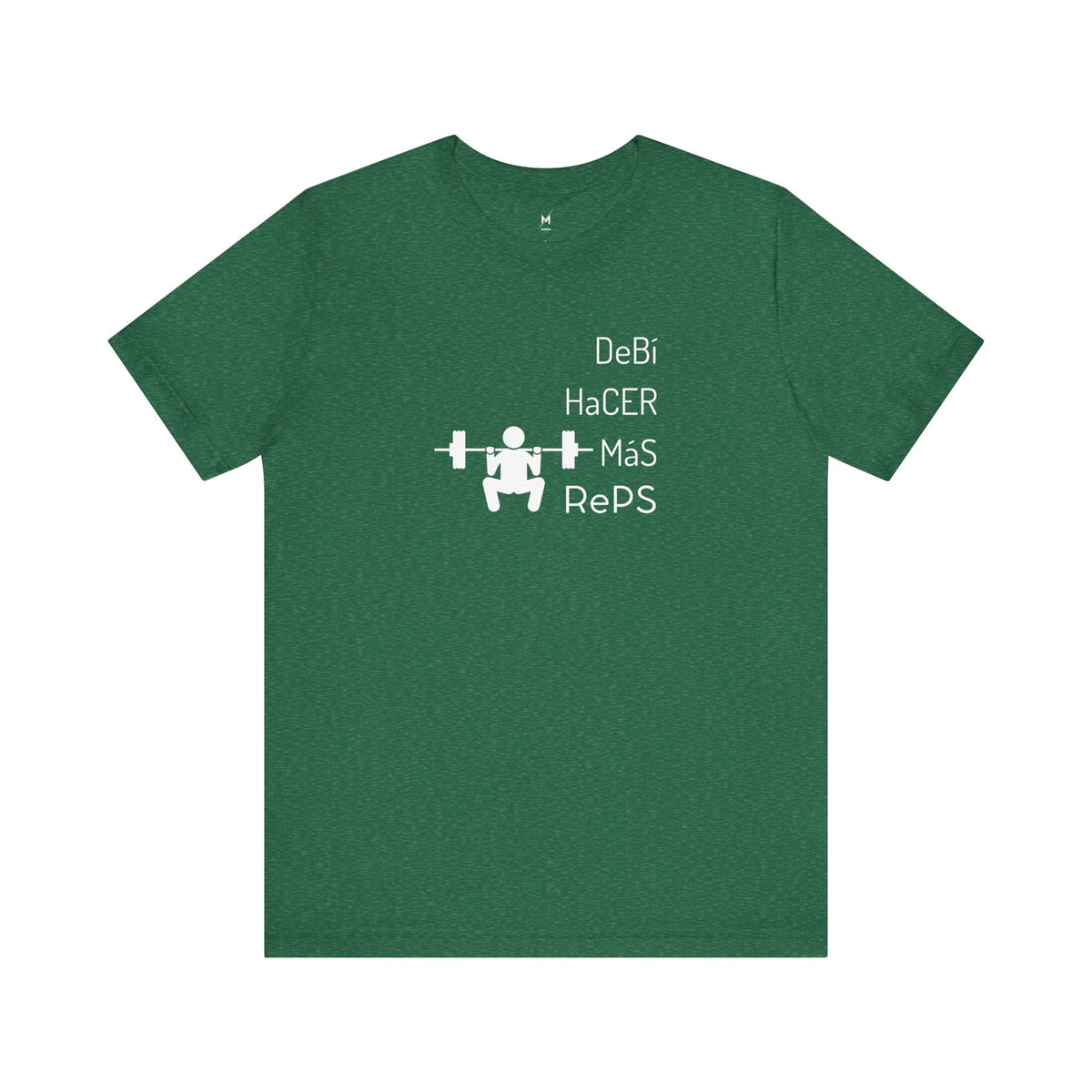 Camiseta de Entrenamiento Unisex - "DeBi HaCER MaS RePS" | Ropa Deportiva Audaz para Hispanos y Latinos