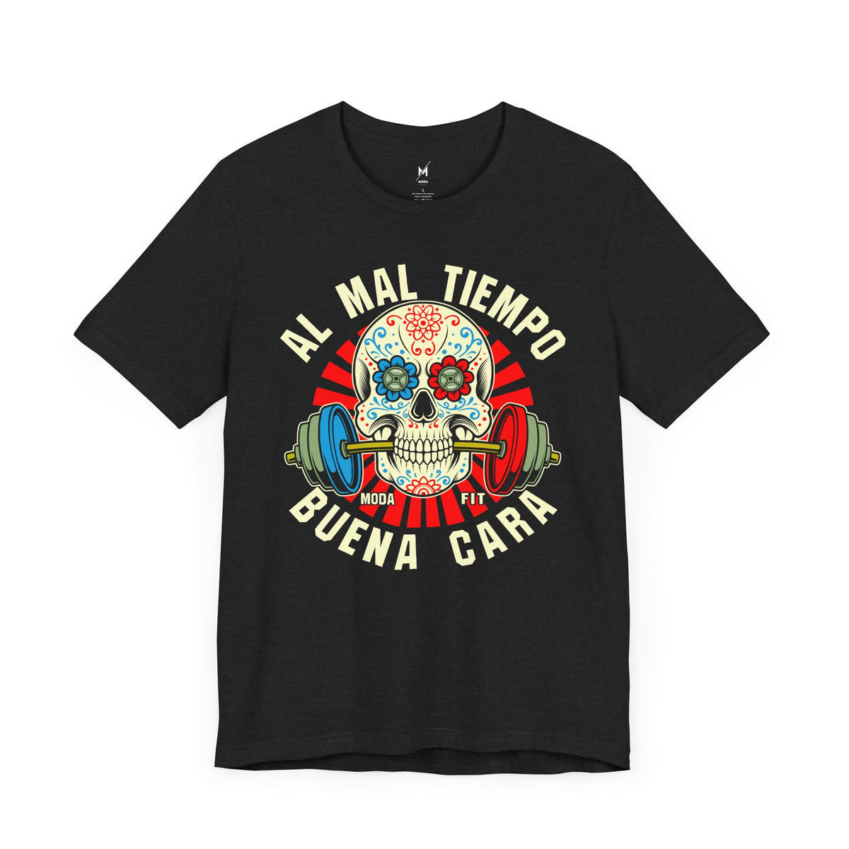 Camiseta de Entrenamiento para Mujer - "Al Mal Tiempo Buena Cara" | Estilo y Motivación en Ropa Deportiva