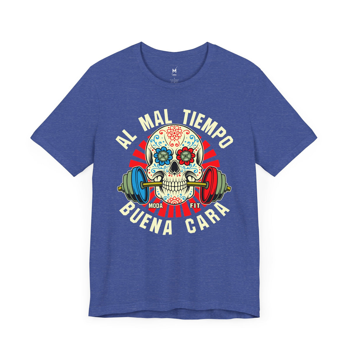 Camiseta de Entrenamiento para Mujer - "Al Mal Tiempo Buena Cara" | Estilo y Motivación en Ropa Deportiva