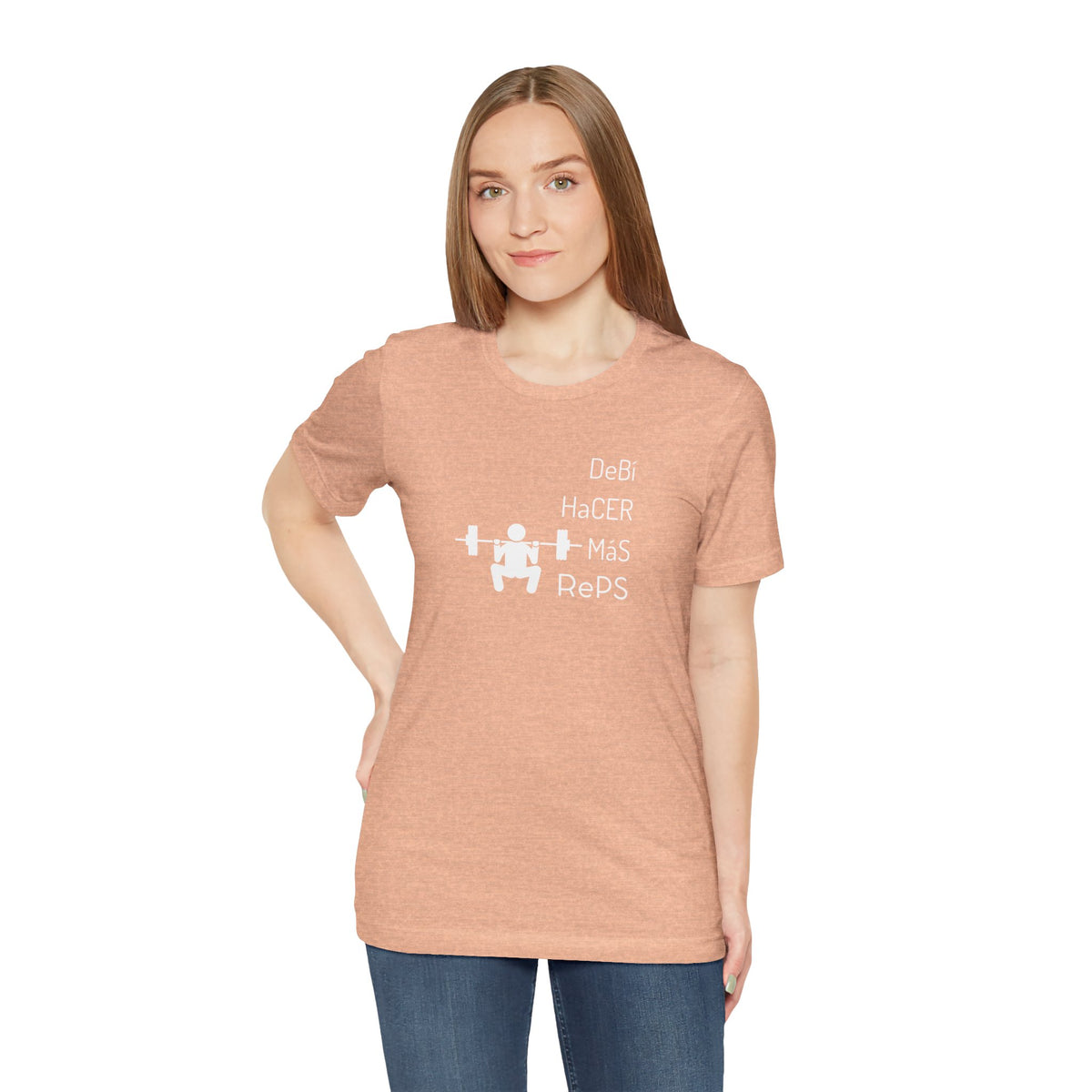 Camiseta de Entrenamiento Unisex - "DeBi HaCER MaS RePS" | Ropa Deportiva Audaz para Hispanos y Latinos