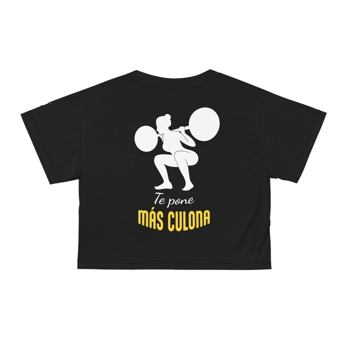 Crop Top de Entrenamiento para Mujer - "Más Culona" | Ropa Deportiva Hispana y Latina