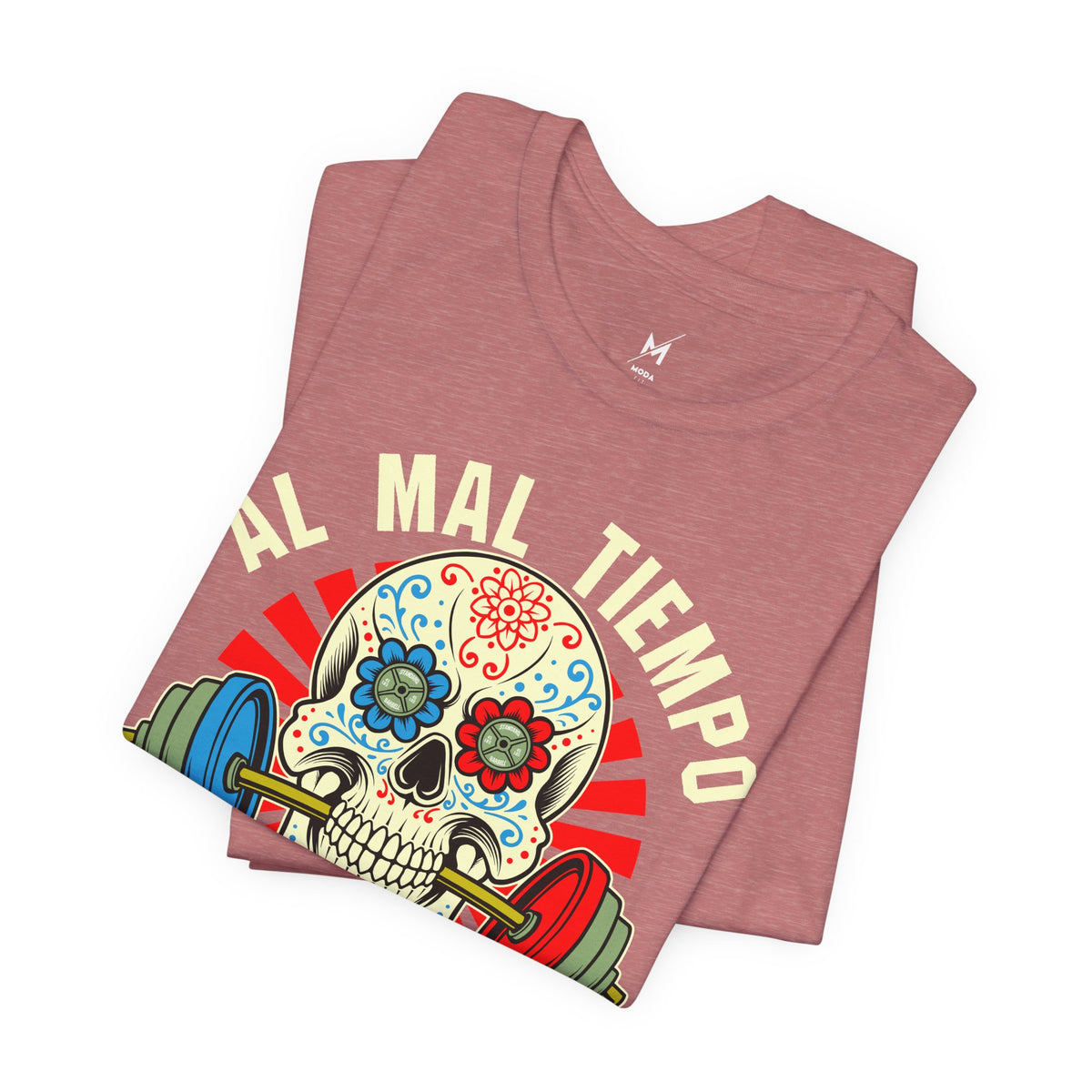 Camiseta de Entrenamiento para Mujer - "Al Mal Tiempo Buena Cara" | Estilo y Motivación en Ropa Deportiva
