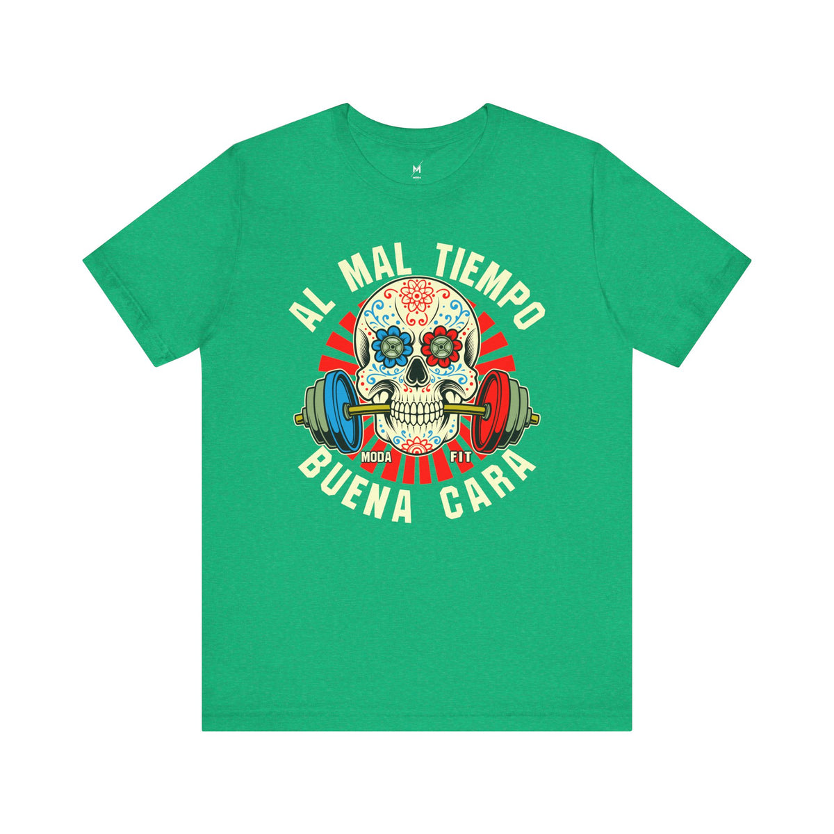 Camiseta de Entrenamiento para Mujer - "Al Mal Tiempo Buena Cara" | Estilo y Motivación en Ropa Deportiva