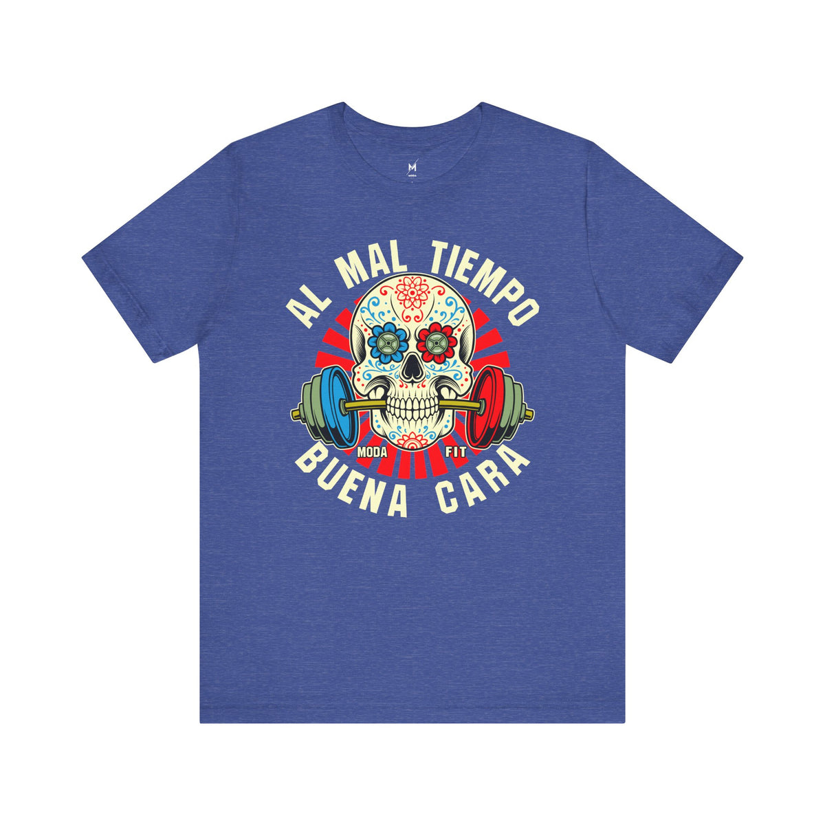 Camiseta de Entrenamiento para Mujer - "Al Mal Tiempo Buena Cara" | Estilo y Motivación en Ropa Deportiva
