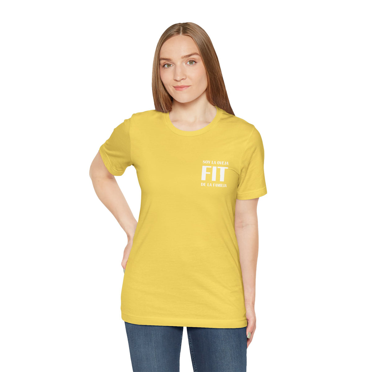 Women's Workout T-Shirt - "Oveja Fit de la Familia" | Stylish & Fun Activewear