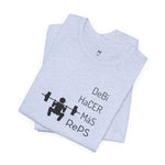 Unisex Workout T-Shirt - "DeBi HaCER MaS RePS" | Bold Hispanic & Latino Gym Apparel
